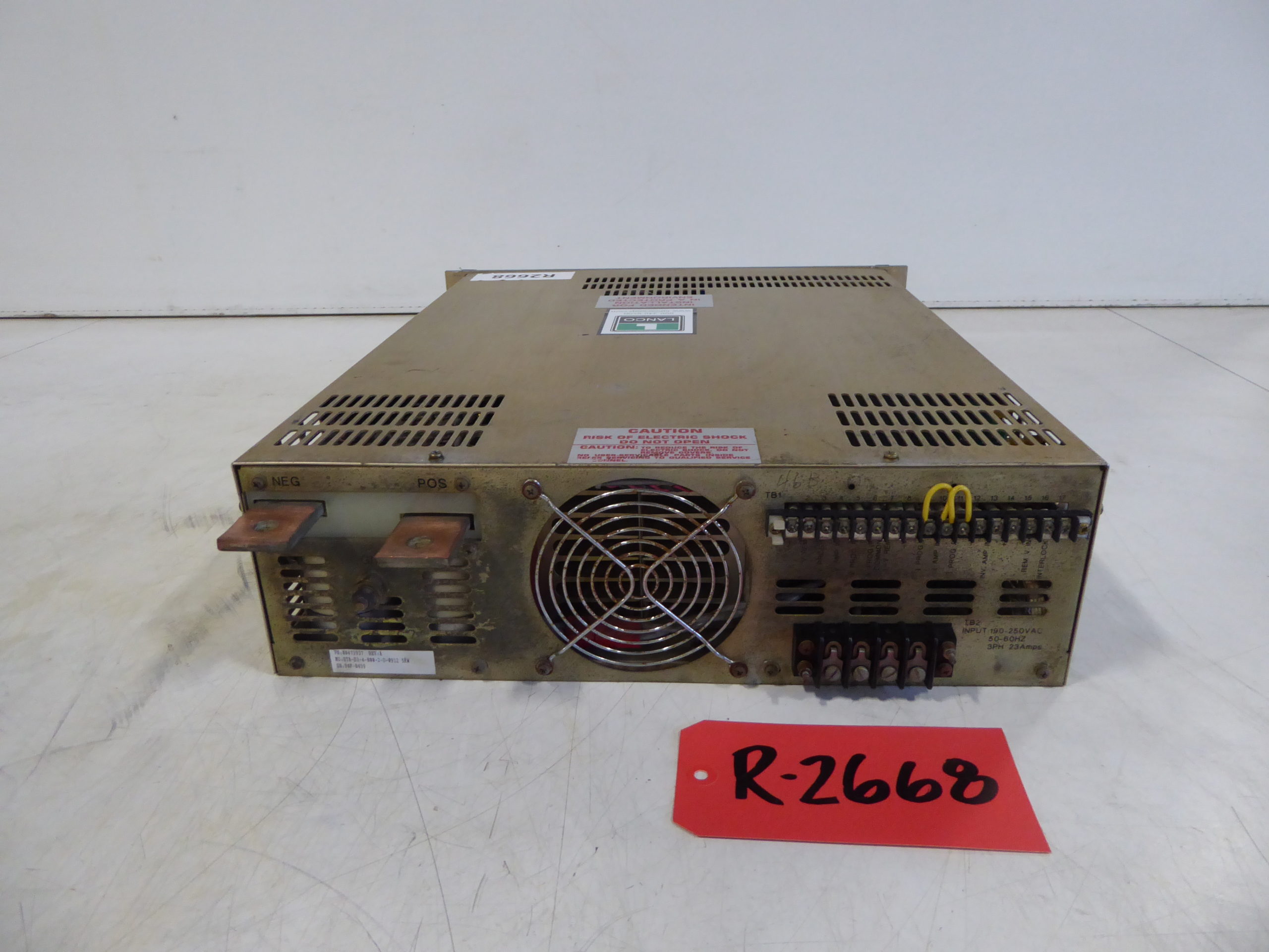 Used Rectifier - Baker Technology 800 Amp 4 Volt Switch Mode Rectifier-Rectifiers
